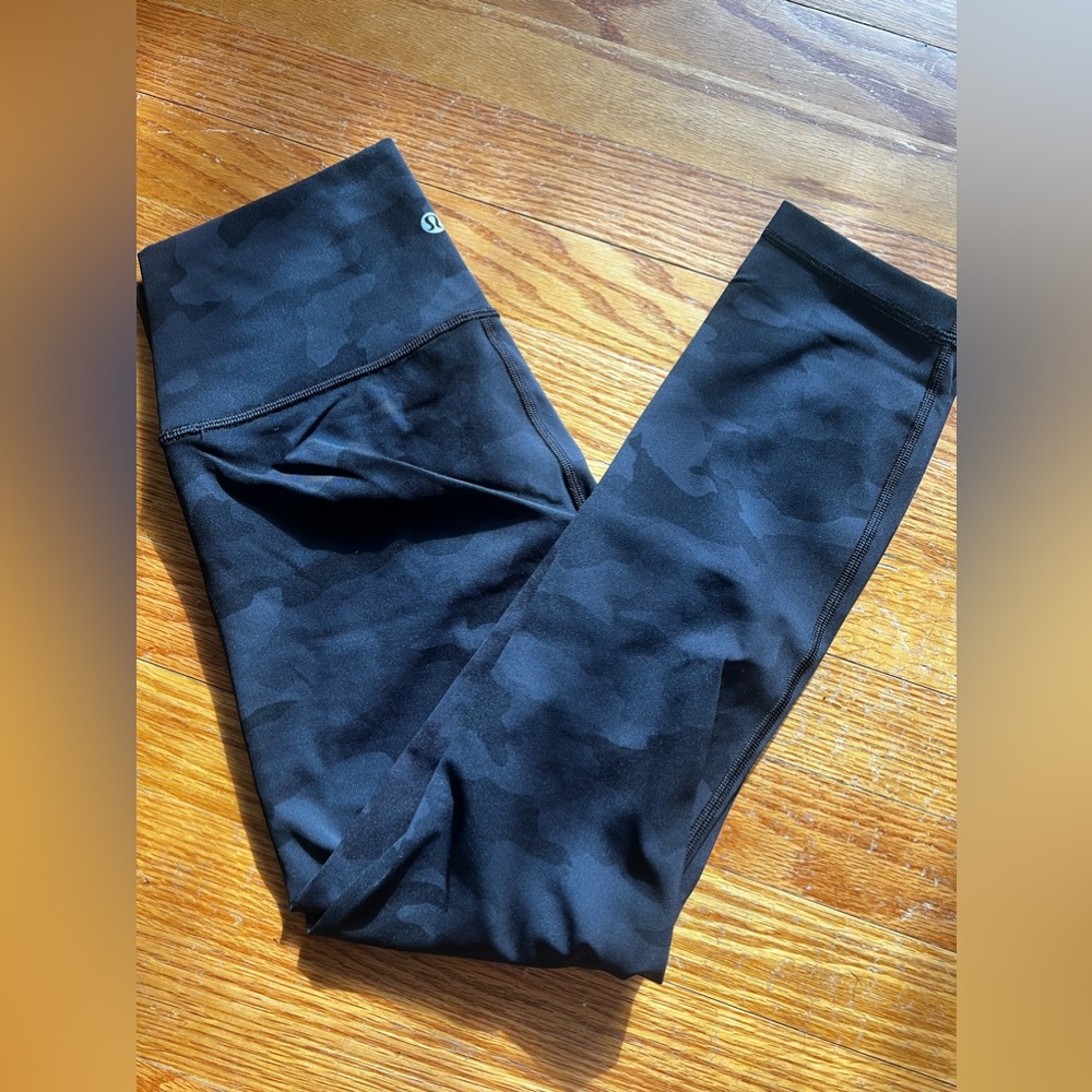 Black Camo Lululemon Align Leggings